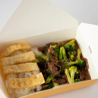 Beef Broccoli w/ White Rice